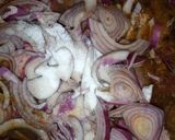 A picture of step 1 of Nigerian fried meat.
