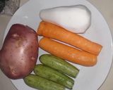 صورة لخطوة 1 من وصفة قراتان لوبيا مانشتو بالخضارفي الفرن👌🏻😋