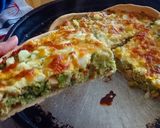 Foto del paso 6 de la receta: Tarta de brócoli 🥦 y pollo 🐔