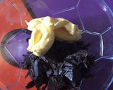 Foto langkah ke 2 dari resep Brownies kukus choco nangka.