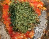 A picture of step 5 of Bharwa Capsicum(Stuffed Bell Peppers).