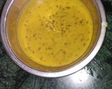 A picture of step 4 of Tadka dal.