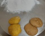 A picture of step 1 of Tikha --- Meetha thepla (spicy --- sweet roti).