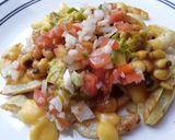 Foto del paso 7 de la receta: Papas🍟 "fritas" veganas🥑🌰🍅