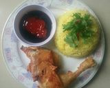 Hình bước làm 8 của món Cơm gà 1 nút nhấn