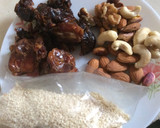 A picture of step 1 of Khoya Modak stuffed with Dates&Nuts.