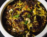 A picture of step 4 of Hyderabadi Veg Biryani.