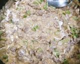 A picture of step 1 of Philly Sloppy Joes.
