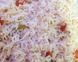 A picture of step 5 of Restaurant style fried rice.