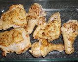 A picture of step 4 of Chicken with Peas and Mushrooms.