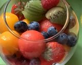 Une image de l'étape 10 de Glace vanille à la sorbetière🍇🥭🍓🍎🍋.