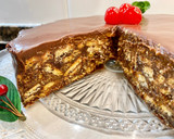 Foto del paso 13 de la receta: Tarta de galletas, chocolate y dulce de leche