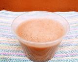 A picture of step 1 of Applewatermelon Smoothie.