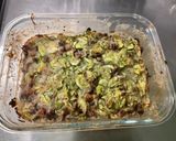 Une image de l'étape 14 de Flan de courgettes au bœuf, oignon de roscoff et romarin.