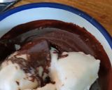 A picture of step 7 of Marmalade dark chocolate brownies - for Father's day.