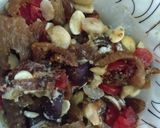 A picture of step 4 of Christmas dry fruits n nuts cake.