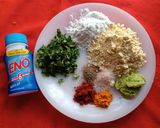 A picture of step 1 of Raw Papaya Fritters.