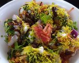 A picture of step 3 of Pav pakoda chat.