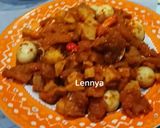 Foto langkah ke 6 dari resep Sambal goreng kentang krecek telur puyuh.