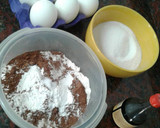 Foto del paso 1 de la receta: Bizcochuelo chocolatoso para rellenar