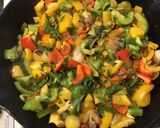 A picture of step 2 of California Farm Spaghetti Squash Pepperonata Sauce.