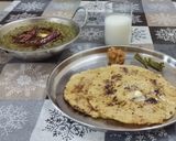 A picture of step 13 of Makai ki roti & Sarson Ka Saag.