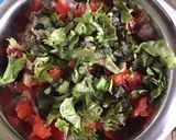Une image de l'étape 3 de Salade de riz épicée aux légumes et anchois sauce crème.