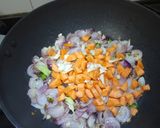 A picture of step 4 of Masala Khichdi.