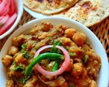 A picture of step 5 of Pindi Chole.