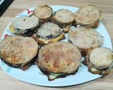 Foto del paso 6 de la receta Berenjenas rellenas de jamón y queso al horno
