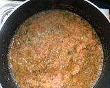 A picture of step 4 of Dal Makhani.