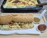 Une image de l'étape 7 de Sandwich au flan de pois chiches.