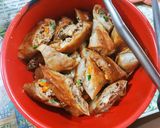 A picture of step 12 of Lumpiang Shanghai (Pork Dumplings).