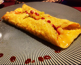 Foto del paso 3 de la receta: Tortilla de langostinos con puerros y salsa siracha 🤩🤩