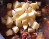 A picture of step 4 of Chicken potato soup🍽.