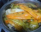 Foto del paso 6 de la receta: Contramuslos de pollo con pimientos italiamos