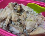 Gambar langkah 4 resipi Nasi ayam sekali harung.