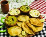 A picture of step 14 of Kolkata Style: Hinger Kochuri or Hing Kachoris with Hing-Potato Curry.