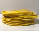 Foto del passaggio 5 della ricetta Cestini di crespella ripieni di porri salmone e robiola al profumo di timo