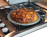 Foto del paso 7 de la receta: Torta invertida manzanas y peras