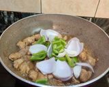 A picture of step 5 of STIR FRY BOK CHOY CHICKEN...