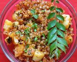 A picture of step 4 of Sabudana Khichdi (Vrat Falahar).