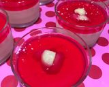 Gambar langkah 8 resipi Lychee Panna Cotta.