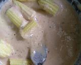 A picture of step 2 of Veg Babycorn Manchurian.