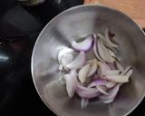 A picture of step 1 of Greek salad with ranch dressing.