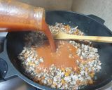 Pas rețetă Conopida alla bolognese cu pasta mixta 2 fotografie