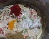 A picture of step 3 of Oats Chilla.