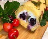 A picture of step 10 of Cherry Roll Cake🍒.