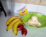 A picture of step 1 of Easter special milkshake.