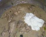 A picture of step 13 of Shahi white qorma.